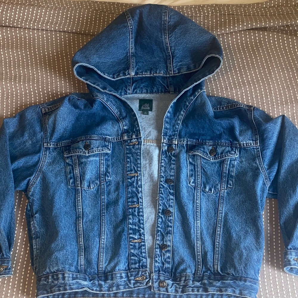 wild fable Hooded Denim Jacket